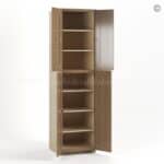 Rustic Wood Shaker 24" W Utility Pantry Cabinet - Image 3
