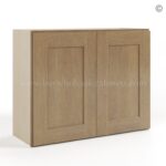 Rustic Wood Shaker 24" H Double Door Wall Cabinet - Image 2