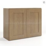 Rustic Wood Shaker 24 H Double Door Wall Cabinet