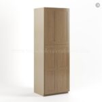 Rustic Wood Shaker 30" W Utility Pantry Cabinet - Image 2