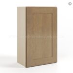 Rustic Wood Shaker 30" H Single Door Wall Cabinet - Image 2