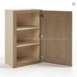 Rustic Wood Shaker 30" H Single Door Wall Cabinet - Image 3