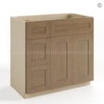Rustic Wood Shaker 36" W Vanity Combo with Drawers - Image 2