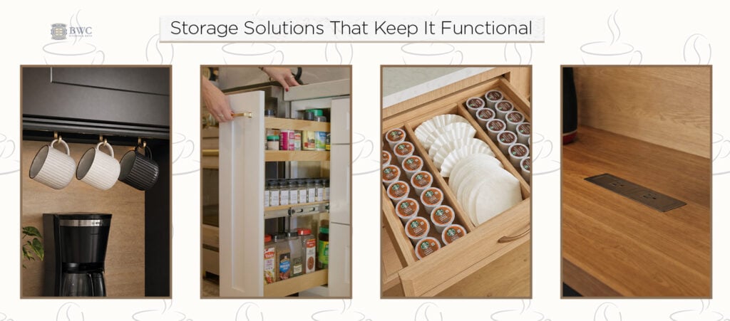 Coffe Bar Storage Solution