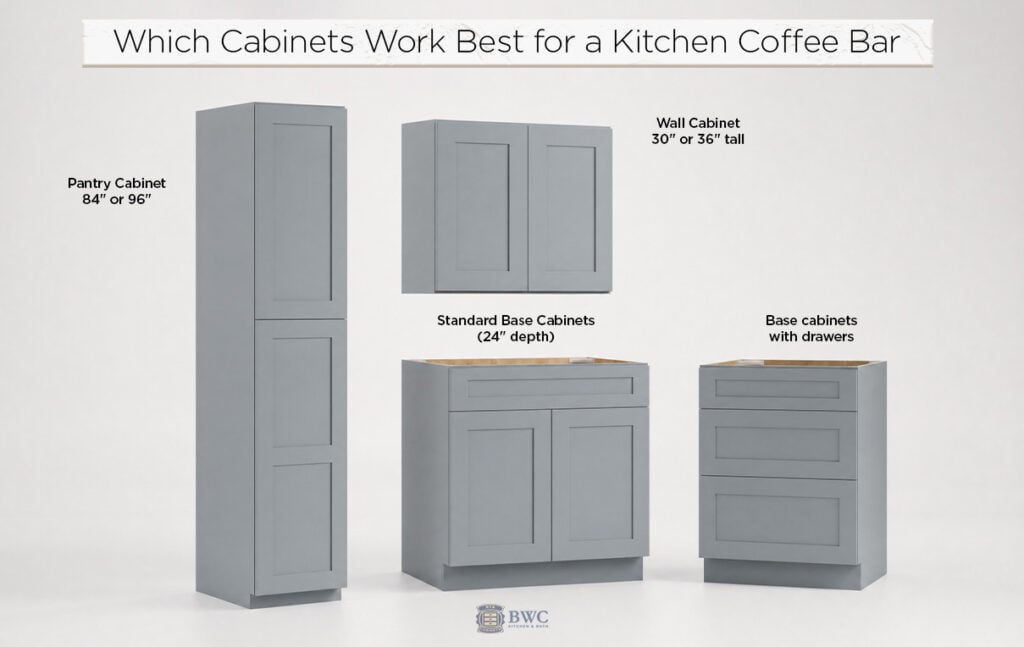 Cabinets for Kitchen Coffe Bar