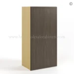 Slim Amber Oak Shaker 36"H Single Door Wall Cabinet - Image 2
