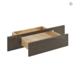 Slim Amber Oak Shaker Knee Drawer - Image 2