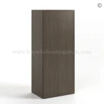 Slim Amber Oak Shaker 42"H Single Door Wall Cabinet