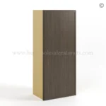 Slim Amber Oak Shaker 42"H Single Door Wall Cabinet - Image 2