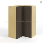 Slim Amber Oak Shaker Easy Reach Wall Cabinet - Image 2