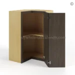 Slim Amber Oak Shaker Easy Reach Wall Cabinet - Image 3