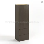 Slim Amber Oak Shaker Double with Drawers Wall Cabinet