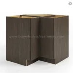 Slim Amber Oak Shaker Easy Reach Base Cabinet