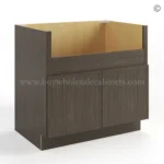 Slim Amber Oak Shaker Farmhouse Sink Base