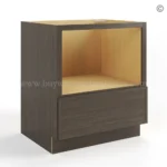 Slim Amber Oak Shaker Microwave Base Cabinet