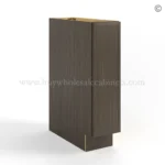 Slim Amber Oak Shaker Spice Pull Base Cabinet