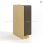 Slim Amber Oak Shaker Spice Pull Base Cabinet - Image 2