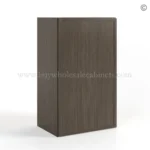 Slim Amber Oak Shaker 30"H Single Door Wall Cabinet